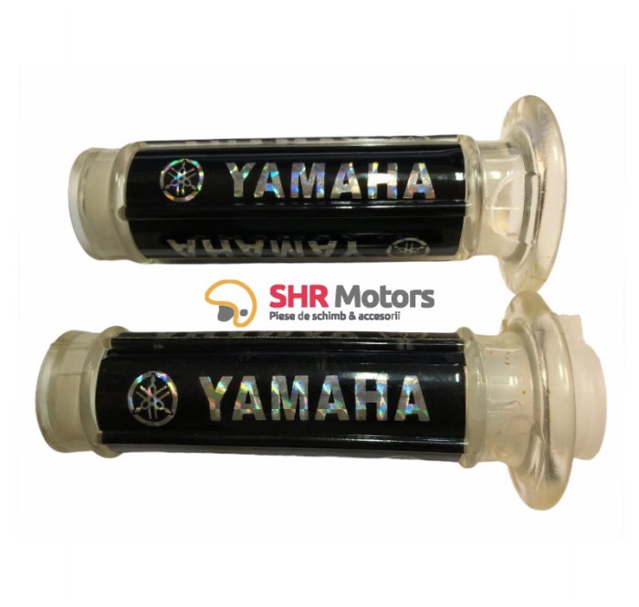 Set mansoane acceleratie Yamaha negre