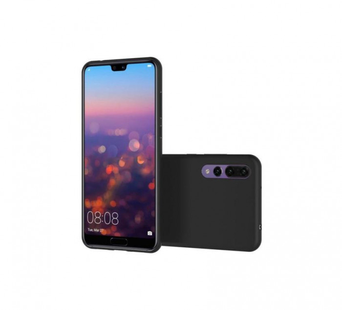 Husa Telefon Silicon Huawei P20 Pro Matte Black