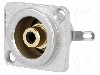 Conector RCA, mama, AMPHENOL - ACJD-BLK