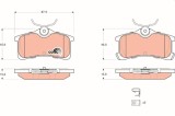 TRW GDB3334 COTEC set placute frana,frana disc