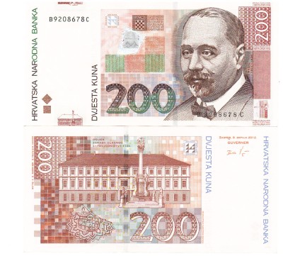 Croatia 200 Kuna 2012 P-42b UNC foto