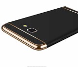 Husa Samsung Galaxy J3 2017 Luxury Black Plated MyStyle 3 in 1 Protectie Anti Zgarieturi