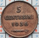 San Marino 5 centesimi 1936 - km 12 - A032, Europa