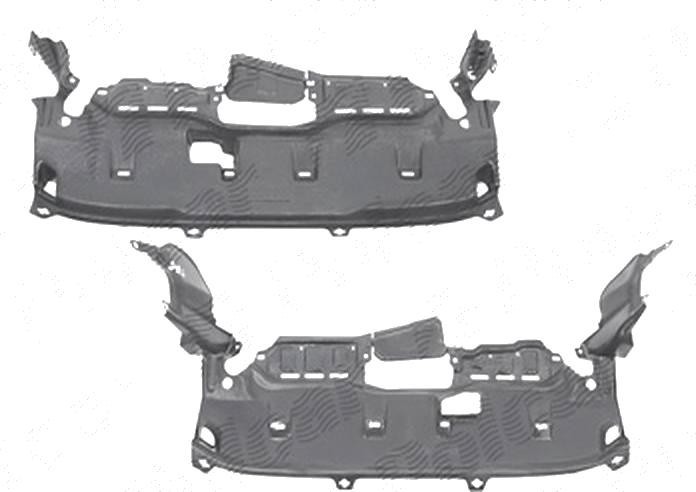 Scut motor Honda Crv (Rd), 01.2002-12.2004, fata, polietilena (PE); fata