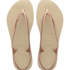 Havaianas Sandale femei, culoarea bej