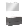 Mobilier complet de baie Vario Forte 100 antracit-antracit
