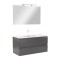 Mobilier complet de baie Vario Forte 100 antracit-antracit