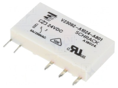 Releu Electromagnetic 24VDC 6A SPDT foto