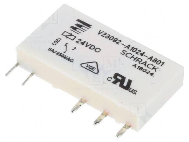 Releu Electromagnetic 24VDC 6A SPDT