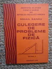 Culegere de probleme de fizica Mihail Sandu- VOLUMUL 1