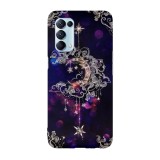 Husa compatibila cu Oppo A54 5G model Moon art, Silicon, TPU, Viceversa, Transparent, Carcasa