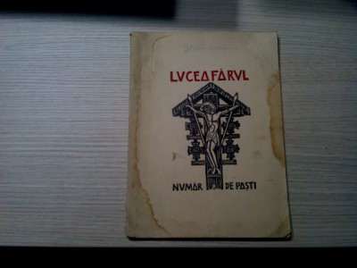 LUCEAFARUL NUMAR DE PASTI Revista Culturala, Literara si Artistica -II Nr.4,1936 foto
