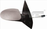 Oglinda exterioara stanga TYC Ford Focus I DAW DBW DFW DNW 192004, reglaj manual prin cablu, sticla convexa, carcasa grunduita, omologare ECE, OE