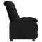 Fotoliu rabatabil, negru, material textil - 5