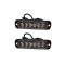 Set 2 Stroboscoape 6 LED FOXMAG24, lumini de avertizare galbene pentru platforma, ATV, Tractor, Jeep, Off Road