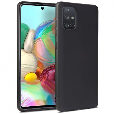 Husa TPU Tech-Protect ICON pentru Samsung Galaxy A41, Neagra foto