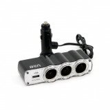 Cumpara ieftin Splitter bricheta auto SOC4 3+1 USB, Amio