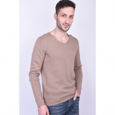 Pulover Selected Shnaaron V-Neck Morel foto