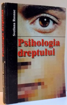 PSIHOLOGIA DREPTULUI , 2000 foto