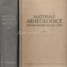 Materiale Arheologice Privind Istoria Veche A R.P.R. I