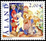 Aland (Finlanda) 2002 - Crăciun, neuzat