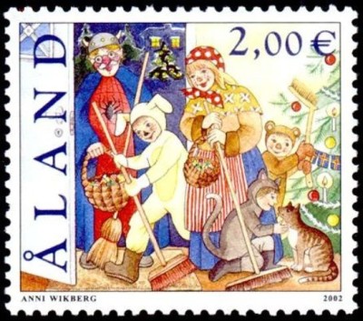 Aland (Finlanda) 2002 - Crăciun, neuzat foto