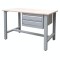 BANC DE LUCRU CU 2 SERTARE L1500, 1500x800x840 mm (LxlxH), ECO+