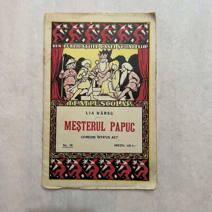 Lia Harsu - Mesterul papuc - Comedie intr-un act