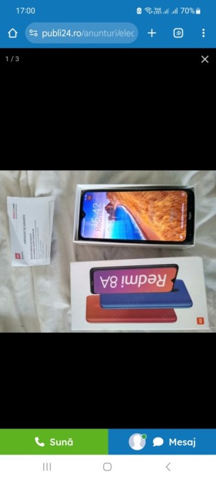Telefon xiaomi redmi 8a