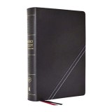 KJV, Word Study Reference Bible, Bonded Leather, Black, Red Letter, Comfort Print