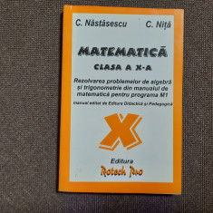 ALGEBRA CLASA A X A REZOLVAREA PROBLEMELOR DIN MANUAL C NASTASESCU C NITA