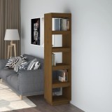 VidaXL Bibliotecă/Separator cameră, maro miere, 40x35x167 cm lemn pin