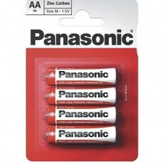 Baterie Panasonic AA R6 1,5V zinc carbon R06RZ/4BP set 4 buc.