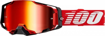 Ochelari cross/atv 100% Armega Red, lentila oglinda, culoare rama rosu/negru Cod Produs: MX_NEW 26013453PE foto