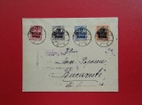 1918 - PLIC FILATELIC - OCUPATIA GERMANA IN ROMANIA - MVIR - STAMPILA - BUKAREST