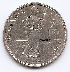Romania 2 Lei 1910 - Carol I, Argint, KM-43 foto