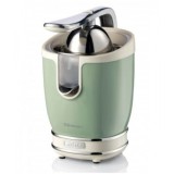 Storcator De Citrice Ariete 0413 Crem/ Verde, Putere 85W, Inox, Cu Maner, Spremiagrumi Vintage