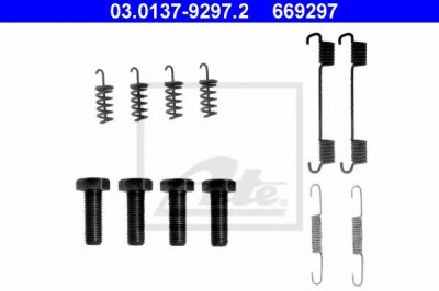 Set accesorii, saboti frana parcare MERCEDES S-CLASS Cupe (C215) (1999 - 2006) ATE 03.0137-9297.2 foto