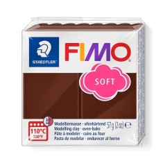 Pastă polimerică FIMO Soft 57g Maro ciocolată neagră