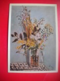 HOPCT 23291 FLORI 1928- FILIPPO DE PISIS [ 1896-1956] -MUZEE RUSIA - CP PICTURA --NECIRCULATA