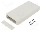 Carcasă ABS gri deschis GAINTA cu panou X 70mm Y 135mm Z 24mm