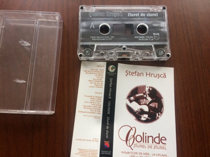 stefan hrusca colinde ziurel de ziurel caseta audio muzica sarbatori folk 1995