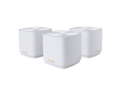 MESH Asus Sistem Wi-Fi ZenWiFi XD4 PLUS (W-2-PK) &amp;quot;XD4 PLUS(W-2-PK)&amp;quot; (timbru verde 2 lei) foto