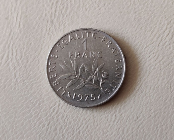 Franța - 1 franc (1975) monedă s362