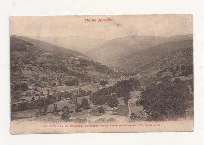 FV1 -Carte Postala - FRANTA - Notre Alsace, Munster , circulata 1915 foto