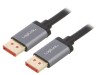 Cablu DisplayPort 1.4 3m Negru Aluminiu