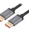 Cablu DisplayPort 1.4 3m Negru Aluminiu
