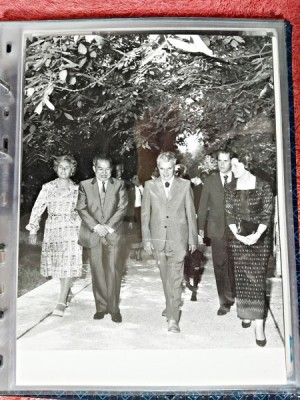 Fotograsfie, Nicolae si Elena Ceausecu impreuna cu presedintele Indoneziei cu sotia foto
