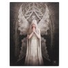 Tablou Canvas Anne Stokes Only Love Remains 19x25cm Gotica Zana Trandafir Rosu Decoratiune Casa Licentiat
