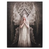 Tablou Canvas Anne Stokes Only Love Remains 19x25cm Gotica Zana Trandafir Rosu Decoratiune Casa Licentiat